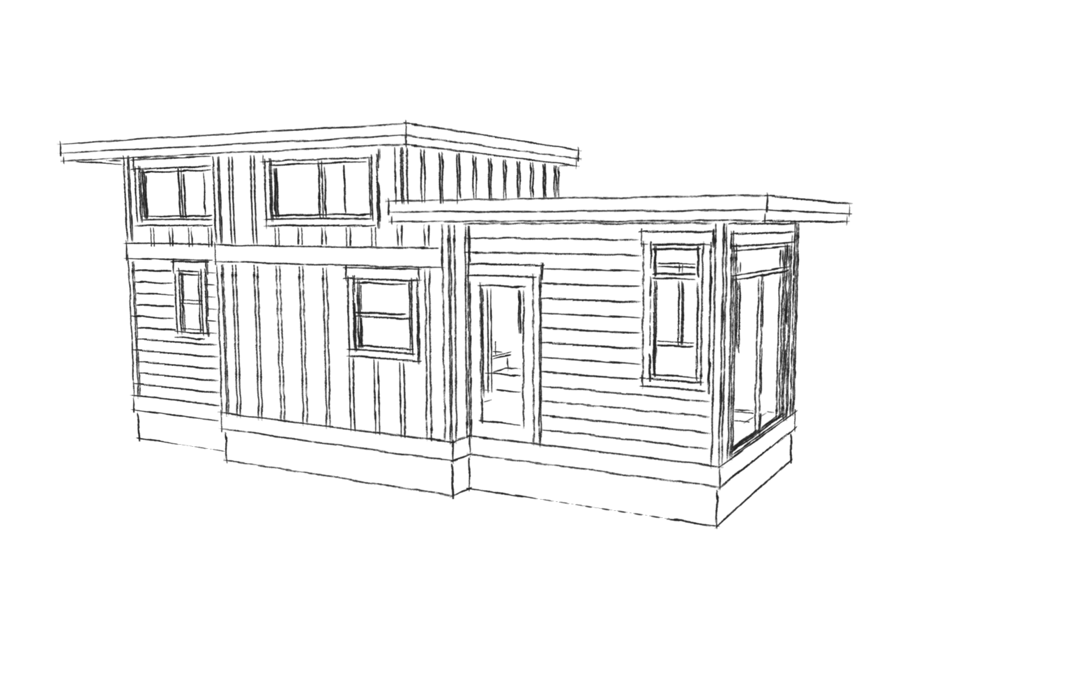 Bellevue Tiny Home Exterior without deck